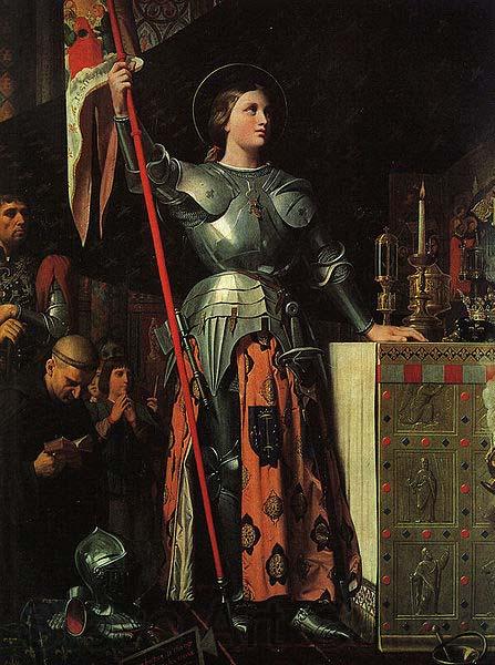 Jean Auguste Dominique Ingres Joan of Arc at the Coronation of Charles VII.